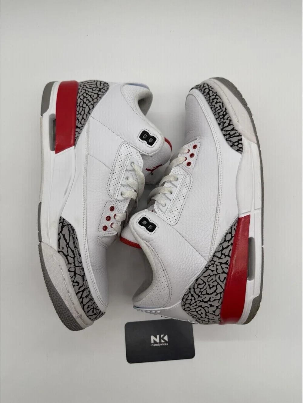 Nike Air Jordan Retro 3 Katrina Hall Of Fame 2018 Red • Size 11.5 • 136064-116